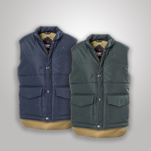 Gilet imbottito impermeabile da uomo