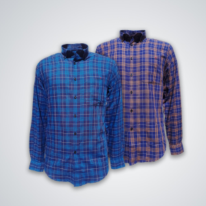 Camicia in flanella tecnica da uomo